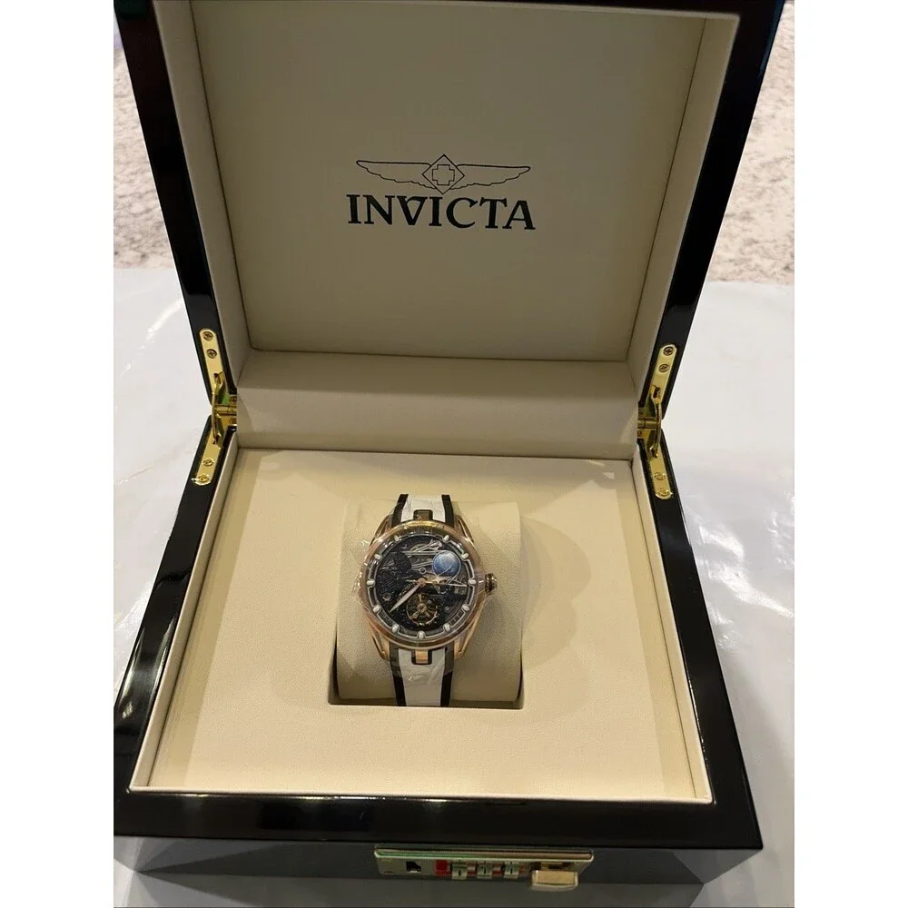 Invicta Celestial Naosia Automatic Men Watch w/ Skeleton Dial, 45mm Model 70089